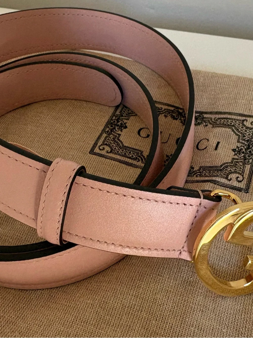 GUCCI Blondie Women’s Belt Blush Pink - NEW - Size 100/40